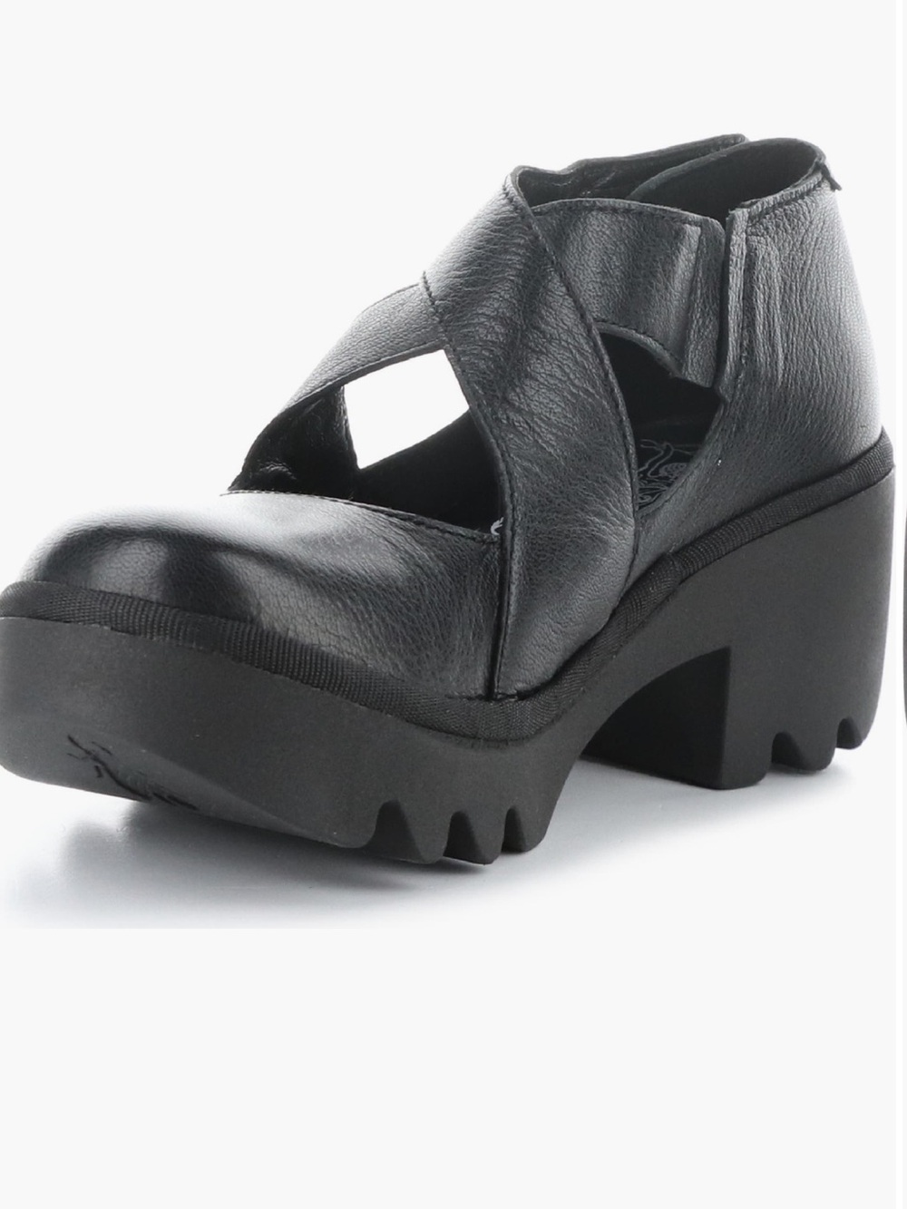 Fly London Togo 533 Leather Platform Shoes 39/9 - Picture 7 of 15
